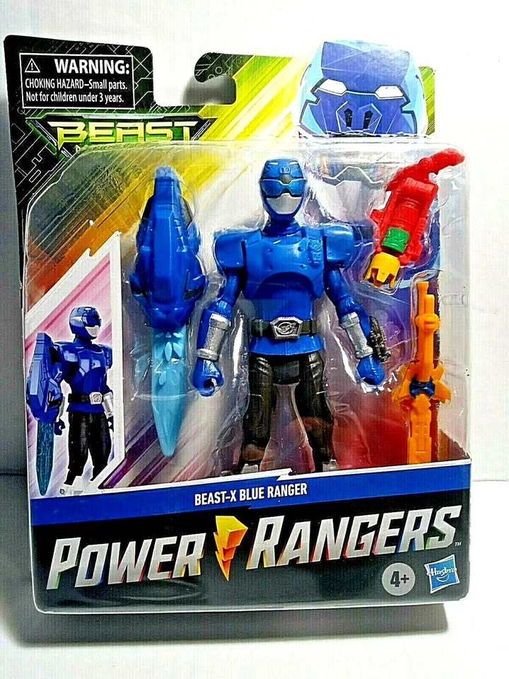 Power Rangers Beast Morphers 6in Beast-x Blue Ranger Action Figure