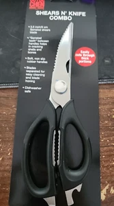 Joyce Chen Kitchen Shears & Knife Combo Scissors - Picture 1 of 2
