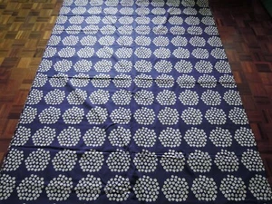 【NUEVO】Tela de ropa Marimekko Puketti 150x200 cm ligera azul marino プケッティ ファブリック - Imagen 1 de 7