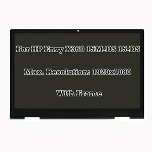 For HP Envy X360 15M-DS 15-DS0003CA 15.6" FHD LCD Display Touch Screen Assembly - Picture 1 of 5
