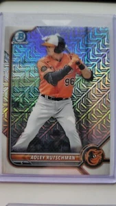 Adley Rutschman 2022 Topps Bowman Chrome MOJO Refractor  Rookie RC - Picture 1 of 2
