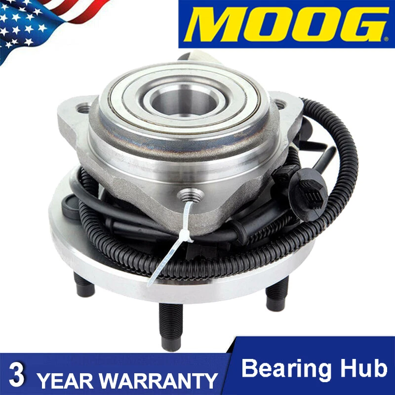 Buje de cojinete de rueda delantera MOOG 4x4 para Ford Ranger 2000 2001 2002 2003-2009 con ABS Foto 1 de 4
