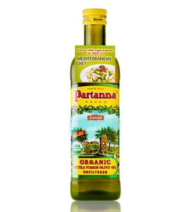 Partanna Organic Unfiltered Extra Virgin Olive Oil, 25.5 Fl Oz - Picture 1 of 11