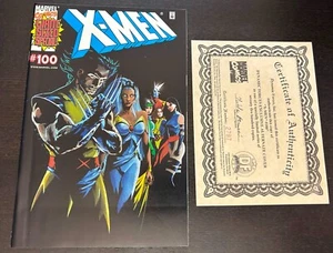 X-MEN #100 (Dynamic Forces Marvel Comics 2000) -- Jae Lee VARIANT COA - Picture 1 of 3