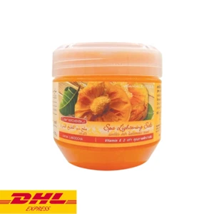 Carebeau Lakoocha Spa Lightening Salt Body Scrub Mahad Radiant Skin Nourish 700g - Picture 1 of 2
