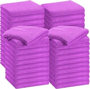 30 Pcs Edgeless Microfiber Plush Towels for Cars Detailing Drying Wash Polishing - Picture 1 of 6