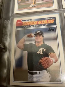 1990 TOPPS KMART SUPERSTARS - JOSE CANSECO - A'S - #21 - Picture 1 of 5
