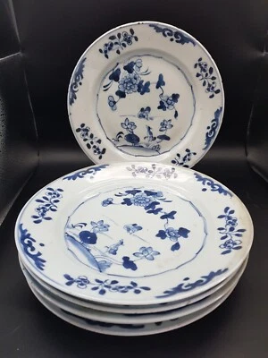 Japon , Imari XIXe -lot de 6 assiettes plat en porcelaine peinte  ,ère Meïji - Photo 1/4