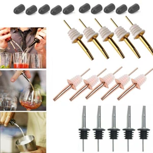 10 x Edelstahl Schnaps Weinöl Flasche Ausgießer Stopper Ausgießspender - Bild 1 von 21