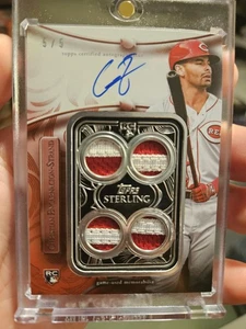 2024 Topps Sterling Christian Encarnacion-Strand QUAD ROOKIE PATCH AUTO 5/5🔥SSP - Picture 1 of 2