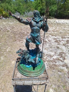 Posiden 3D Bronze beschichtete Skulptur - Bild 1 von 8
