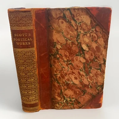 The Poetical Works Of Sir Walter Scott Nimmo Hay & Mitchel antique - Image 1 of 4
