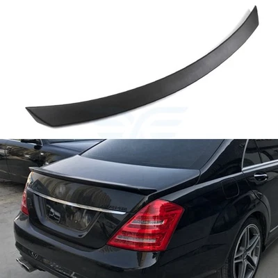 Trunk Spoiler Wing Visor Fits Mercedes-Benz S350 S400 S600 S63 AMG S65 AMG 07-13 Foto 1 de 4