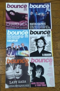 Tower Records Bounce 6-Book Set Lady Gaga Charli XCX Coldplay Hi Australia Ship - Picture 1 of 1