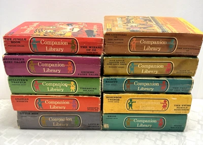 Vintage Companion Library Childrens Books x10 20 Classic Stories Grosset Dunlap - Image 1 of 4