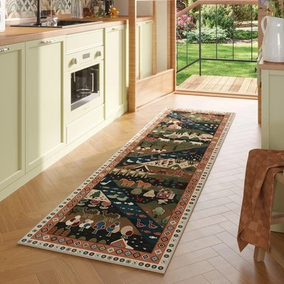 Runner Rug for Kitchen Rug Non Slip 2'x6' Washable Rugs with Rubber Backing S... - Image 1 of 4