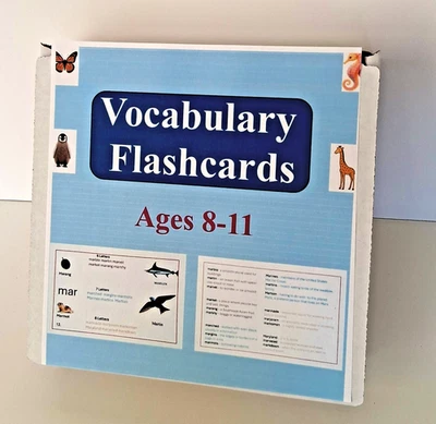 Tarjetas de vocabulario / Kids 8-11 / Tarjetas de habilidades de palabras Foto 1 de 4