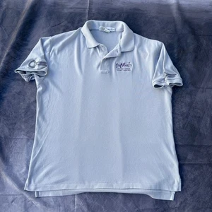 Men's Vintage Genesis 1992 We Cant Dance Tour Gray Band Staff Polo Shirt Sz 2XL - Picture 1 of 8