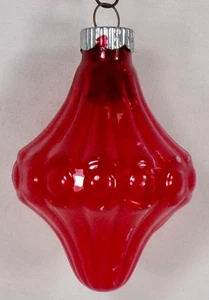 Shiny Brite Ornament Red Chandelier UFO Unsilvered 1956 Vintage #1347 - Picture 1 of 8