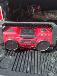 Sony ZS-H10CP Portable  Heavy Duty Boom Box, AM/FM Radio, CD, No Antenna  - Picture 1 of 9