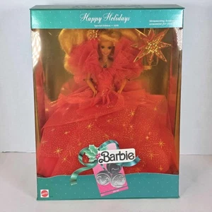 Mattel 1990 Happy Holidays Barbie 3rd in Collectible Series - Picture 1 of 12