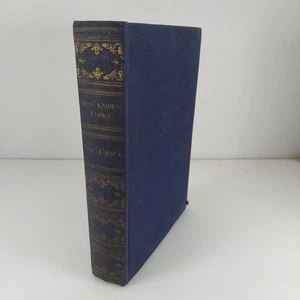 Les œuvres les plus connues d'Emile Zola 1941 livre League of America couverture rigide - Photo 1/12