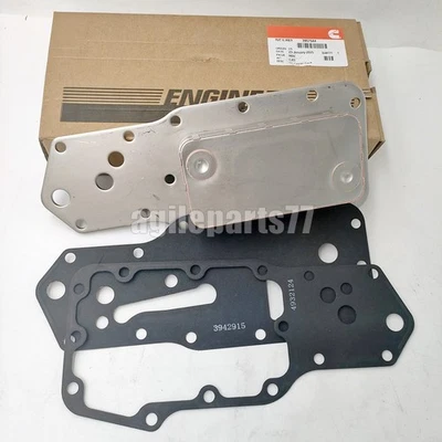 Enfriador de aceite Cummins con juntas para Dodge Cummins 5,9 L 6B 6BT 1998-2002 3957544 Foto 1 de 4