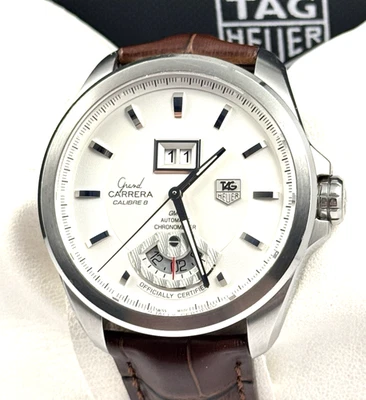 Reloj para hombre Tag Heuer Grand Carrera 2022 calibre 8 automático excelente estado GMT WAV5112 Foto 1 de 4
