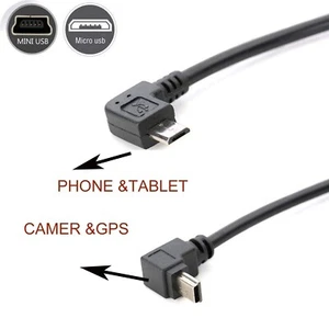 OTG CABLE for canon camera and smartphone tablet phone micro usb to mini usb - Picture 1 of 9