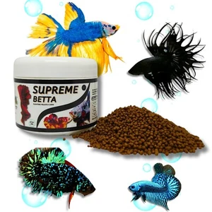 Supreme Betta Pellets Fischfutter (25gm) (4er Pack) für alle ausgewachsenen Betta Fische - Bild 1 von 7