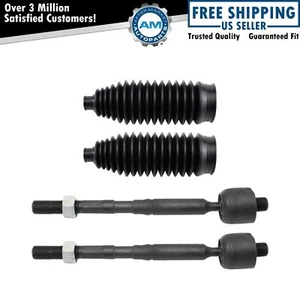 Inner Tie Rods & Bellows Kit Fits 2008-2019 Toyota Highlander - Picture 1 of 12