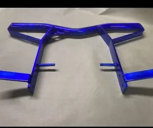 Yamaha Raptor 700r Grab Bar Bumper Rack 06-24 Aluminum, Translucent Blue - Picture 1 of 8