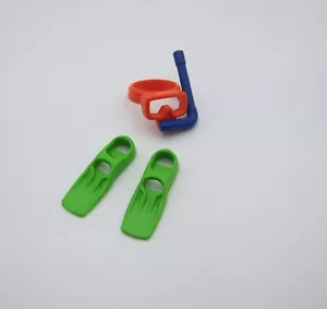 PLAYMOBIL (Z131) MER - Masque avec Tuba & Palmes Vert pour Enfant - Imagen 1 de 1