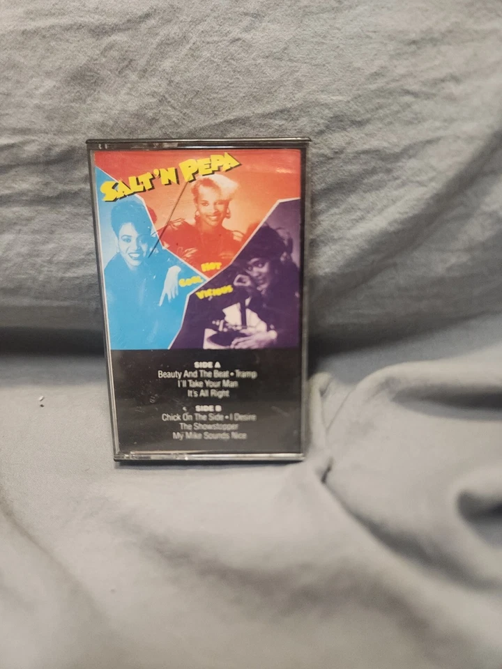 Salt N Pepa Hot Cool & Vicious 1987 Cassette 80s Hip Hop Rap Tested  STM1007 - Image 1 of 1