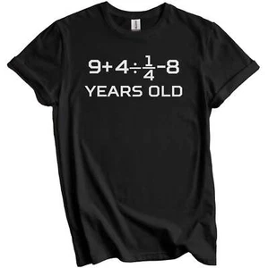 17 Years Old Algebra Equation Funny 17th Birthday Math Shirt 17th Birthday Gift - Picture 1 of 5