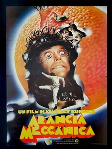 A CLOCKWORK ORANGE italian poster Kubrick Malcolm McDowell Sci-fi Burgess E59 - Picture 1 of 1