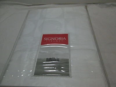 Будуар Signoria Firenze GINZA Jacquard Sham ~ Не совсем Белые Круги Сделано в ИТАЛИИ - Изображение 1 из 4