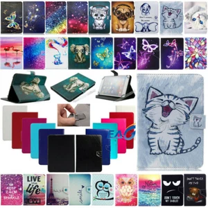 Universal Folding Folio Leather Case Cover For Laser 7 / 10 Inch Android Tablet - Picture 1 of 51