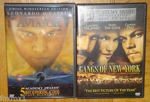 Leonardo DiCaprio The Aviator & Gangs of New York 2 DVD Martin Scorsese Set - Imagen 1 de 10