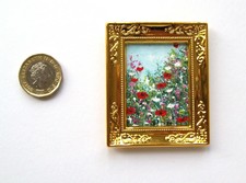 DOLLS HOUSE MINIATURE ORIGINAL ARTISAN 1/12TH SCALE OOAK PAINTING PICTURE