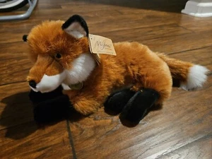 Miyoni By Aurora Fox Plush Large NWT Item #26481 Sustainably Sourced Natural Toy - Picture 1 of 10