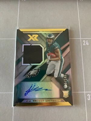 2019 XR J.j. Arcega-whiteside RC SP Auto Patch 135/149 Philadelphia Eagles - Image 1 of 4