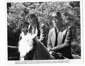  JOE NAMATH JACK ELAM  Movie Promo Photo "THE LAST REBEL"