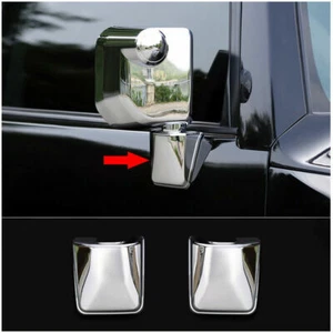 For Toyota FJ Cruiser 2007-2014 Chrome Exterior Rear View Mirror Base Cover Trim - Bild 1 von 10
