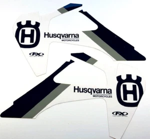 Factory Effex SR1 Graphics Shrouds Husqvarna FE TE 125-501 20 21 22 23 NEW - Picture 1 of 3