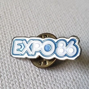 Vintage EXPO 86 Metal Enamel Pin Vancouver Canada - Picture 1 of 3