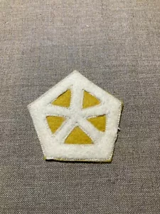 WWI US Army patch V 5th Corps Cavalry patch wool - Picture 1 of 1
