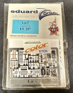 Kit Detalle EDUARD 1/48 FOTOGRABADO FE207 La-7 para Kit Eduard/Gavia - Imagen 1 de 2