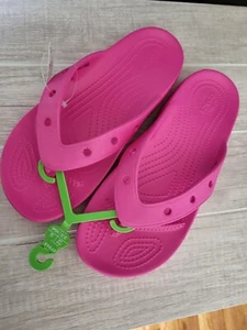 Chanclas Crocs Rosa 8 Mujeres 6 Hombres Nuevas - Imagen 1 de 5