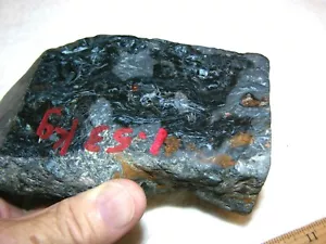 Pietersite Edelstein blau schimmernd Namibia natürlich selten groß 6,5x3x3 Zoll 3,4 Pfund - Bild 1 von 10